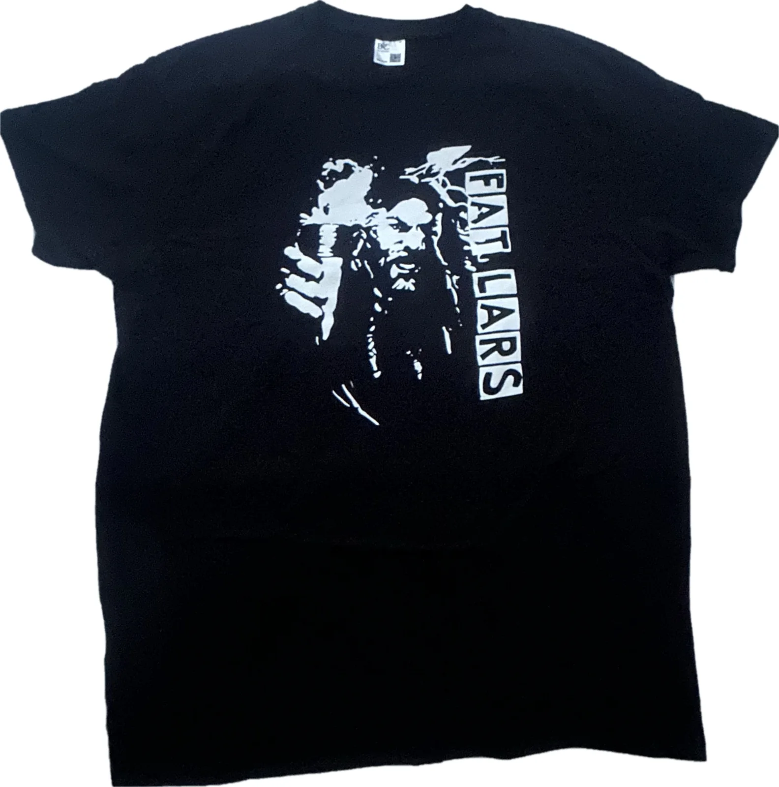 Black Fat Lars T-shirt, back with band artwork