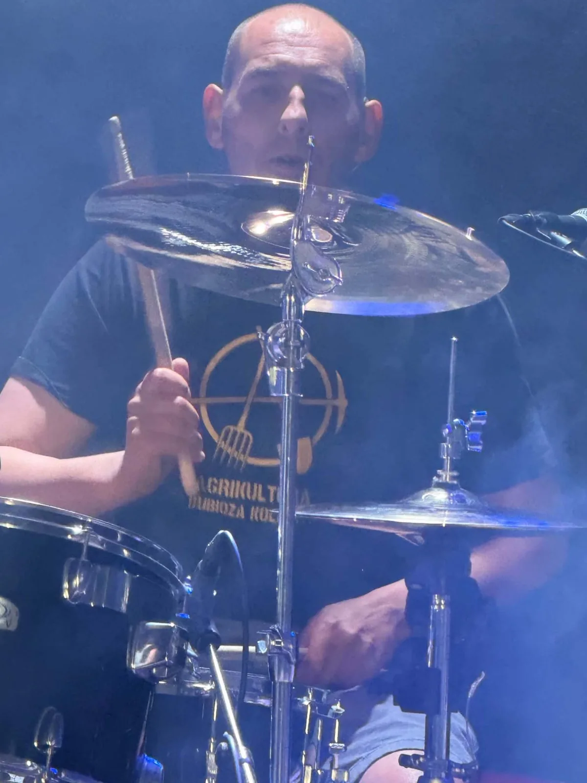 Fat Lars drummer performing live